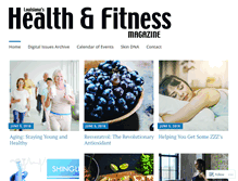 Tablet Screenshot of healthfitnessmag.com